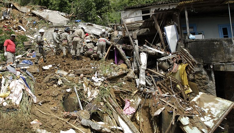 Éste es el estado en el que han quedado muchas de las fabelas que está en Río