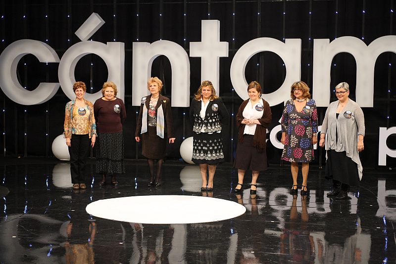 Algunas de las "Herminias" del casting final