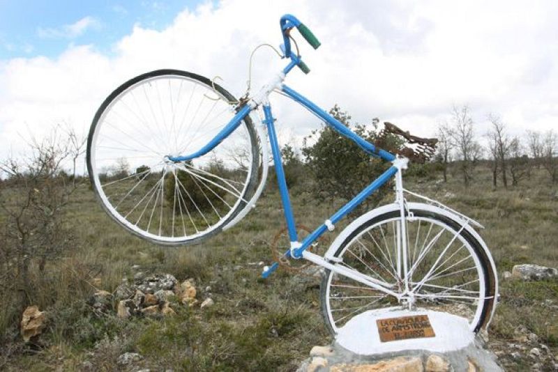 Monumento al ciclista americano.