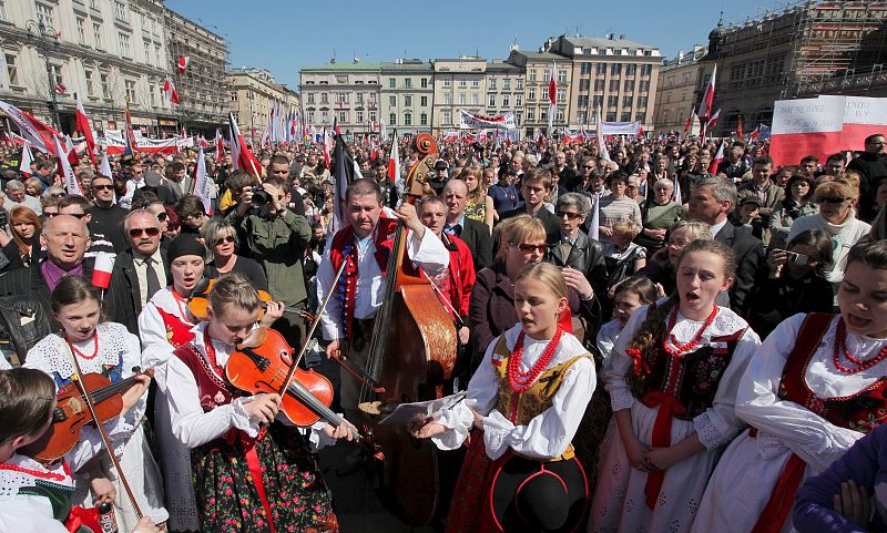 FUNERAL DEL PRESIDENTE POLACO LECH KACZYNSKI Y SU ESPOSA MARÍA