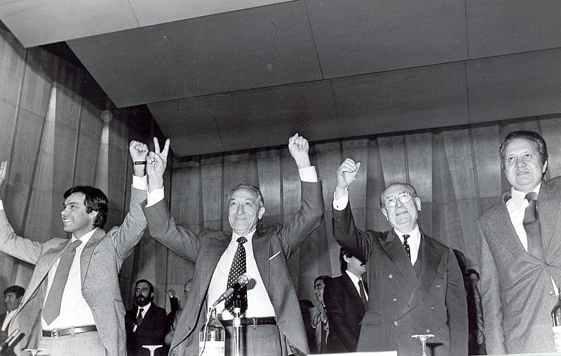 Líderes socialistas en 1978