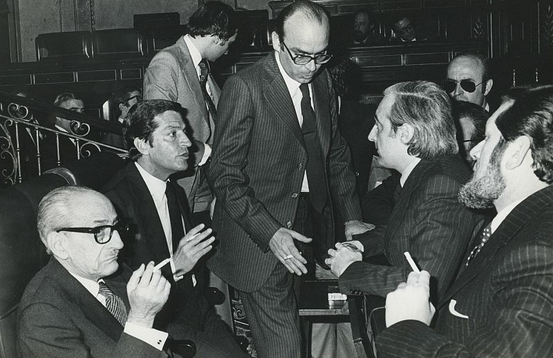 Suárez y líderes de la UCD 1978
