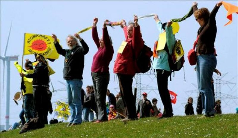 Cadena humana antinuclear