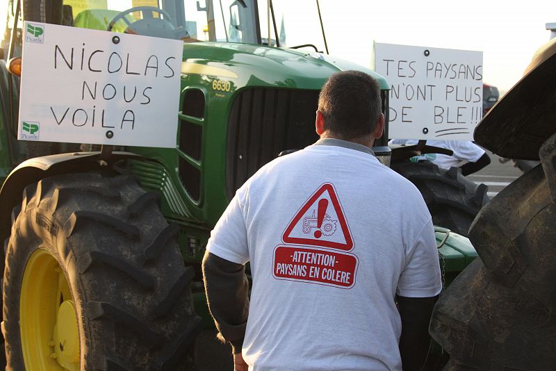 Tractorada en París