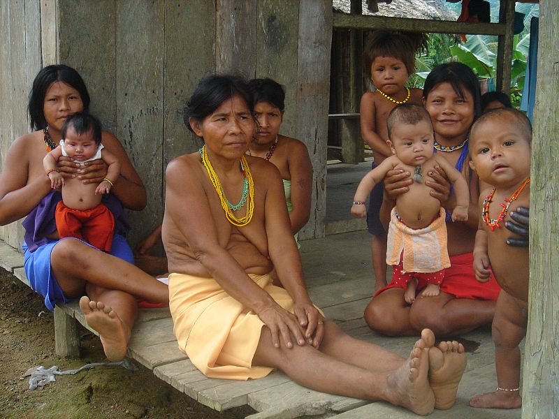 Las nuevas generaciones de wounaan en la aldea de Bajo Grande
