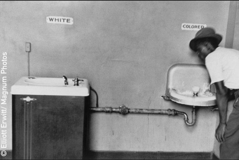 Estados Unidos, 1950. Durante la segregación racial en Carolina del Norte
