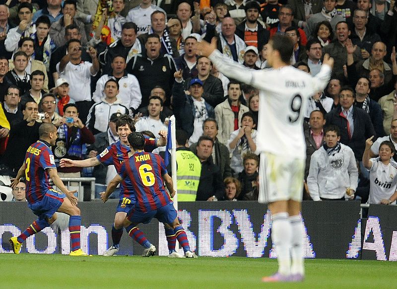 Messi decidió media Liga en el Bernabéu.