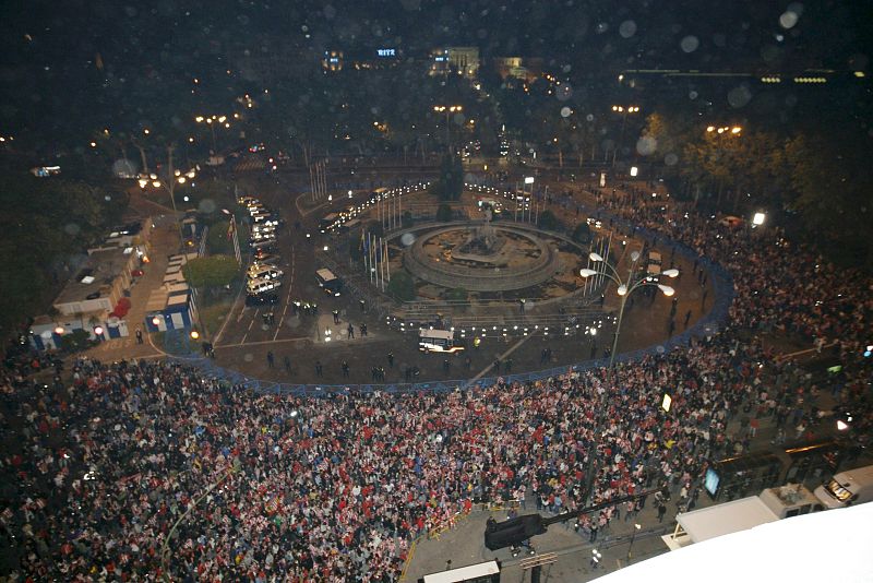 Neptuno vuelve a sentir euforia colchonera.