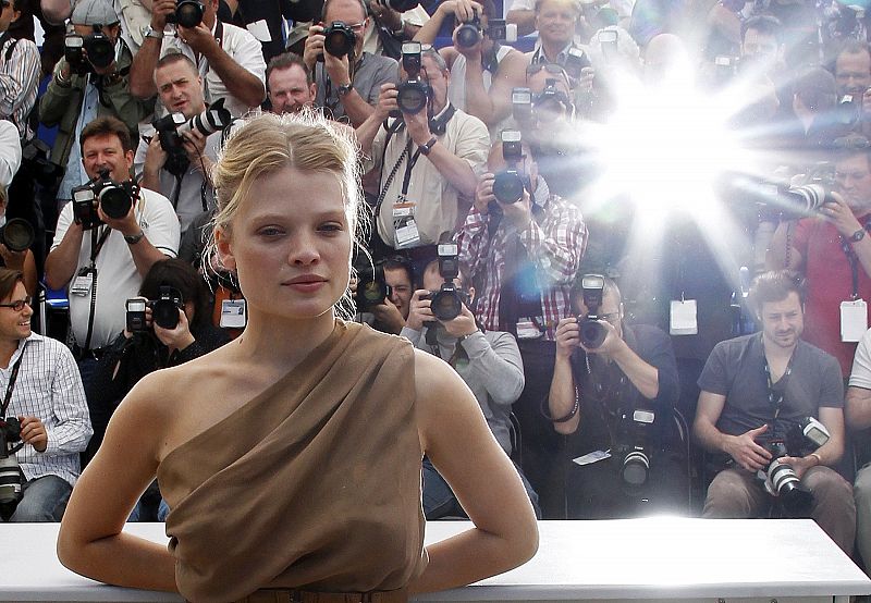 Cast member Thierry poses during a photocall for the film "La Princesse de Montpensier" by director Tavernier at the 63rd Cannes Film Festival