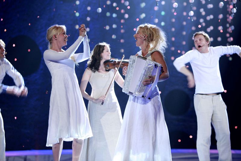 Eurovisión 2010 - Finlandia, primer ensayo