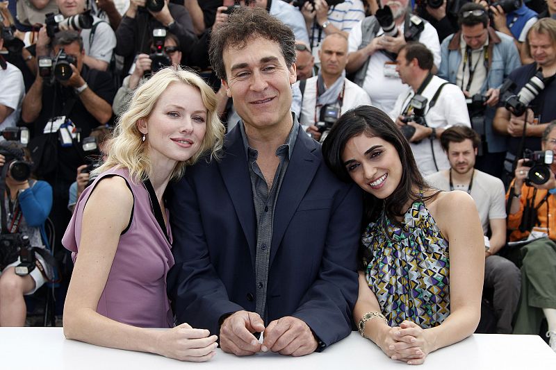 Director Liman poses with cast members Watts and Charhi during a photocall for the film Fair Game in competition at the 63rd Cannes Film Festival
