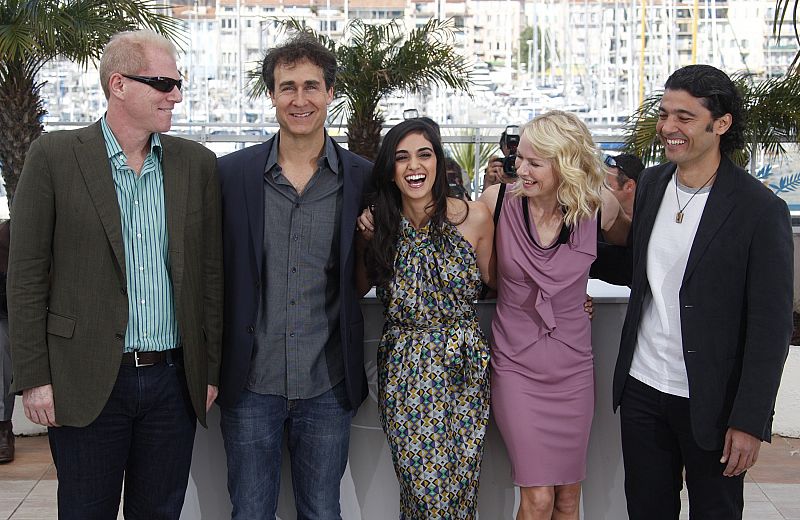 Director Liman poses with cast members during a photocall at the 63rd Cannes Film Festival