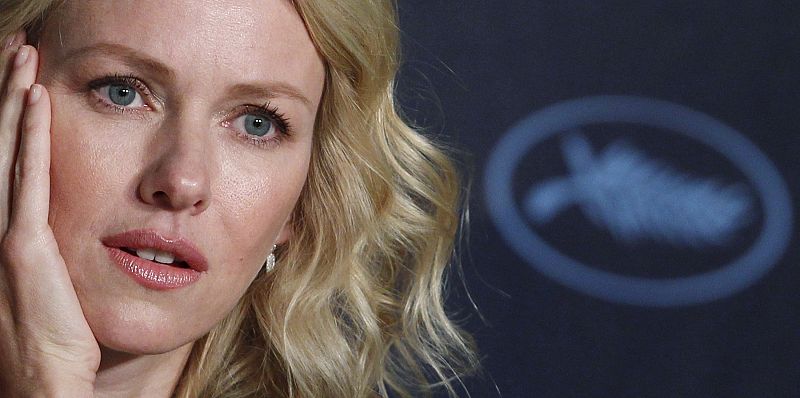 Naomi Watts en un momento de la rueda de Prensa en Cannes