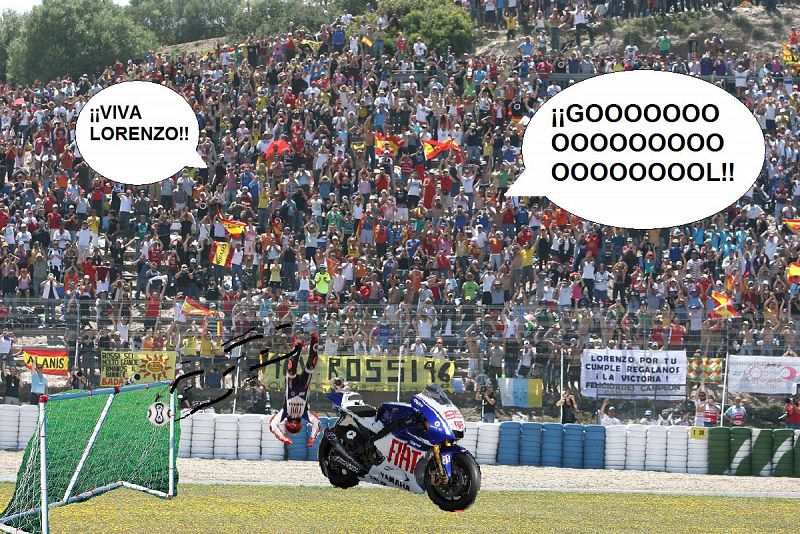 La celebreación de Jorge Lorenzo