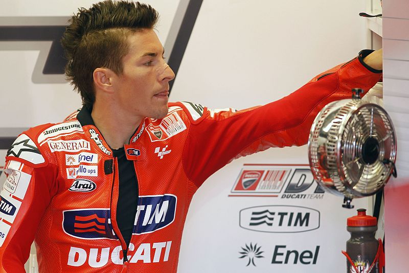 El piloto norteamericano lucía una vistosa cresta.