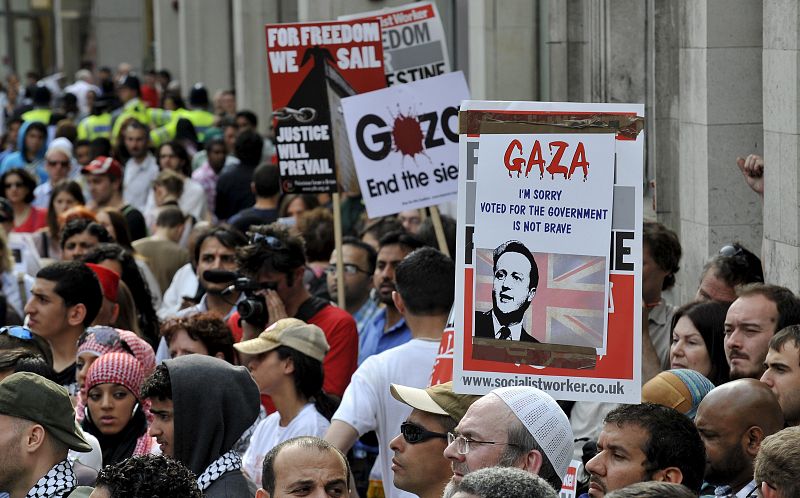 PROTESTA CONTRA ISRAEL EN LONDRES