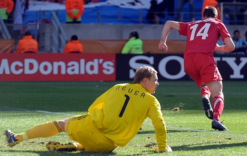 El gol y la expulsión han supuesto un duro golpe para Alemania.