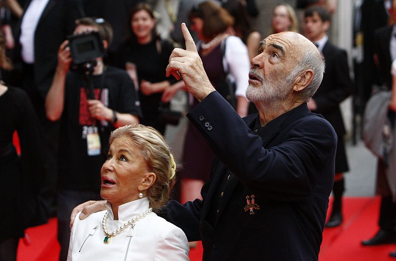 Actor Sean Connery arrives at the Edinburgh International Film Festival