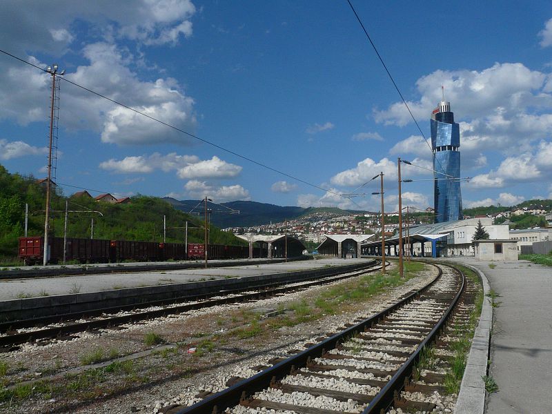 La estación de tren de Sarajevo