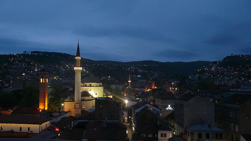 Sarajevo de noche