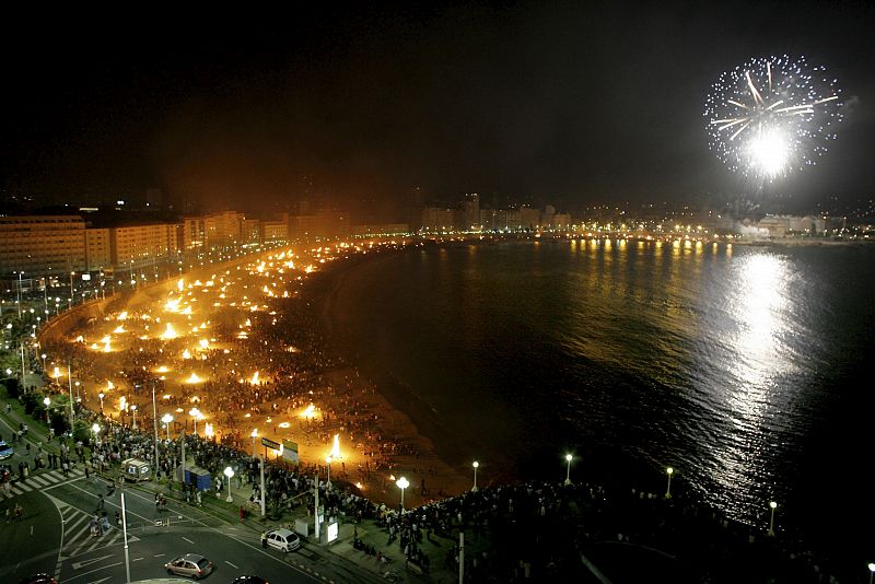 Las mejores imágenes de la noche de San Juan