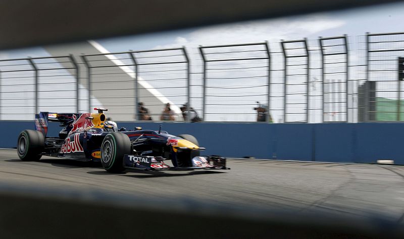 El piloto alemán del equipo Red Bull, Sebastian Vettel.