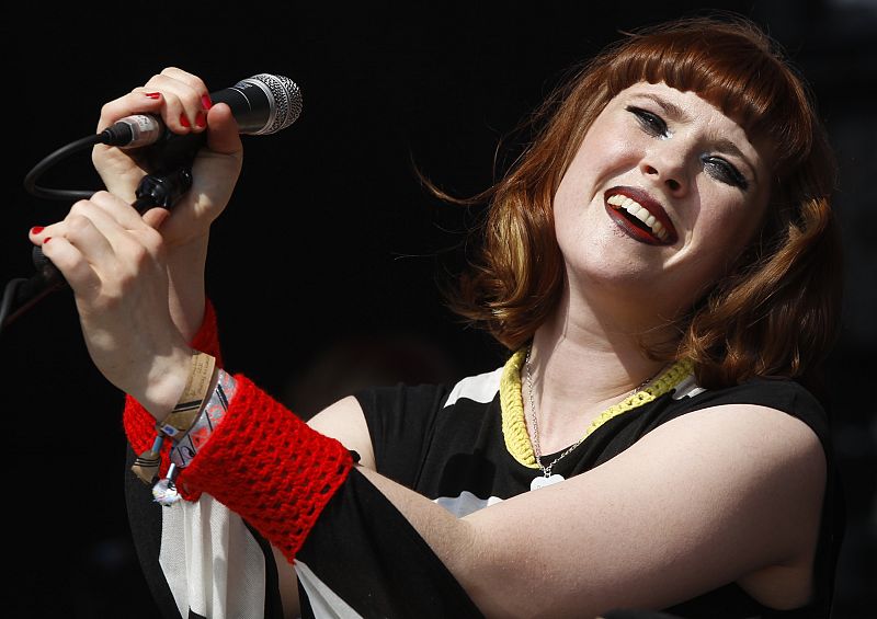 La cantante Kate Nash actuó el sábado 26 en el festival de Glastonbury