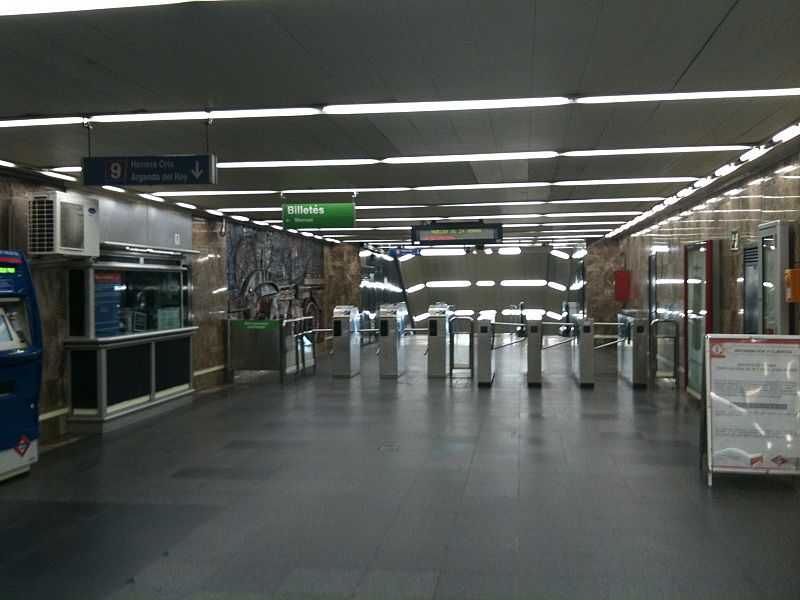 Segunda jornada de huelga en el metro de Madrid