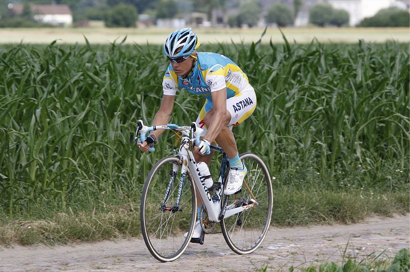 El ciclista kazajo Alexandre Vinokourov (Astana) ya ha dicho que ayudará a Contador a ganar