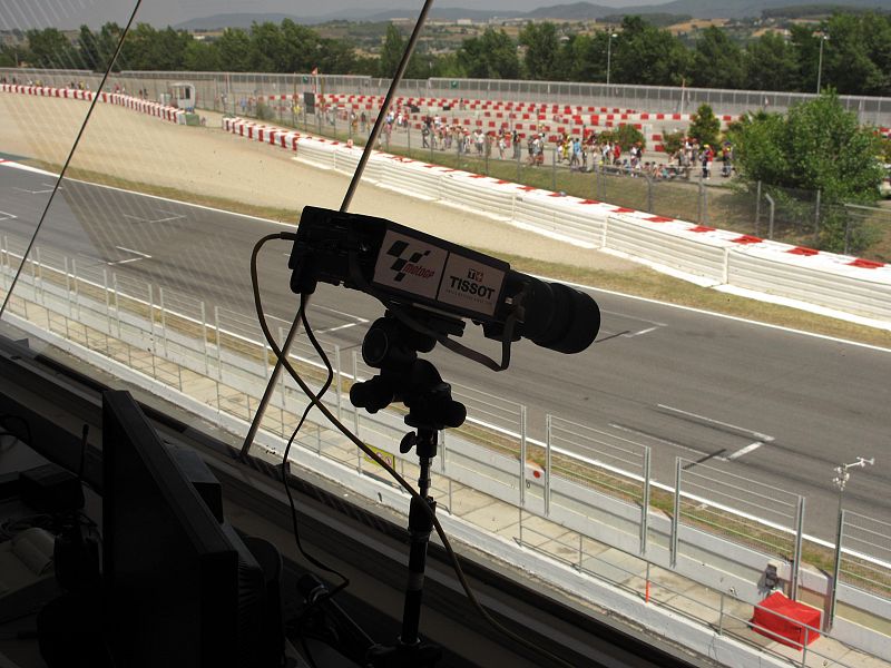 Una cámara finish, alternativa al sistema de cronometraje.