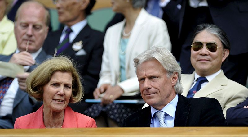 Bjon Borg fue uno de los espectadores ilustres de la final de Wimbledon