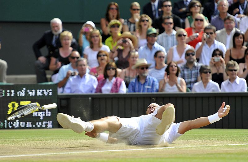 Nadal celebraba a lo grande su segundo Wimbledon