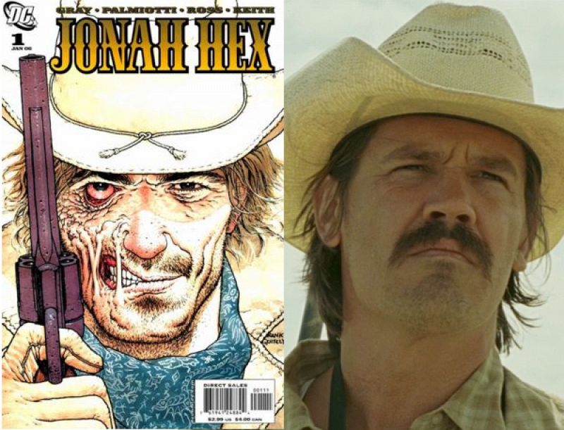 Jonah Hex es interpertado por Josh Brolin en el cine