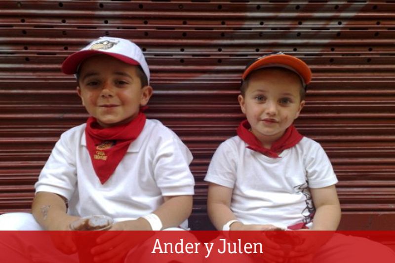 Sanfermines 2010: Ander y Julen