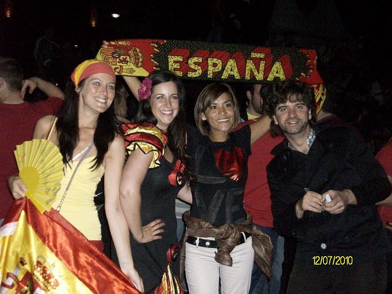 Celebración en las calles de Dublín