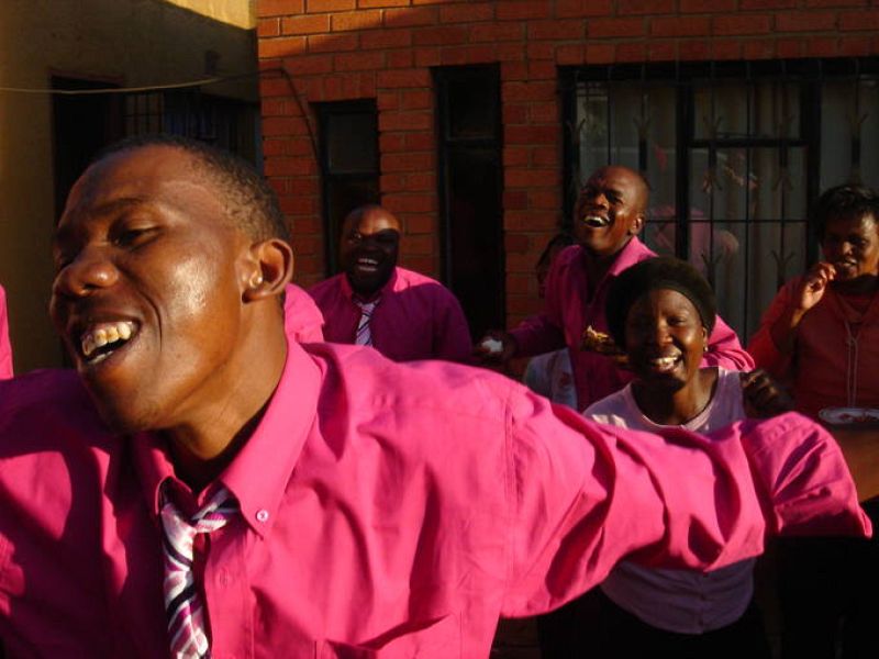 Fiesta en Tembisa. Álbum del viaje de En Portada a Sudáfrica