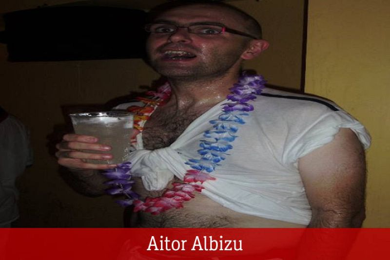  Hidratándose después de correr el encierro