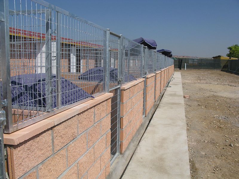 Vista general de los chalets para perros en Chuchilandia