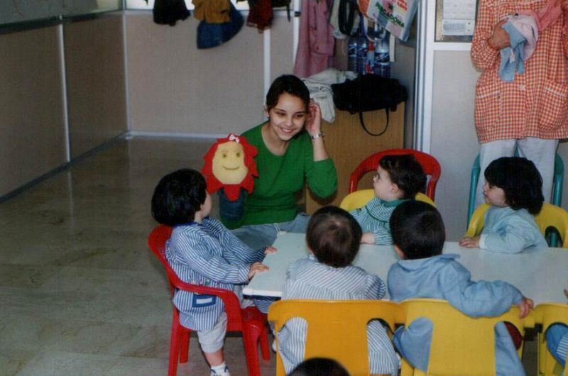 Chenoa, educadora infantil