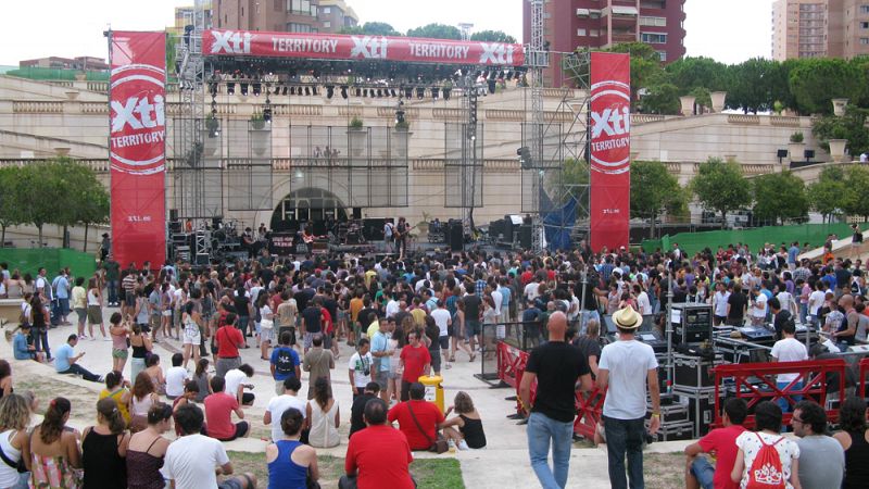 Napoleón en su concierto en el Low Cost Festival