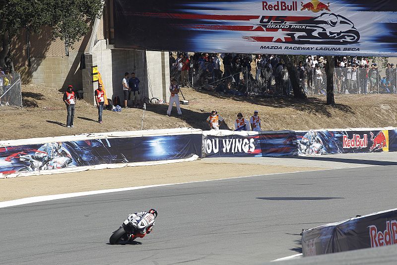 El desnivel de la curva es muy grande, en esta fotografía se puede apreciar.