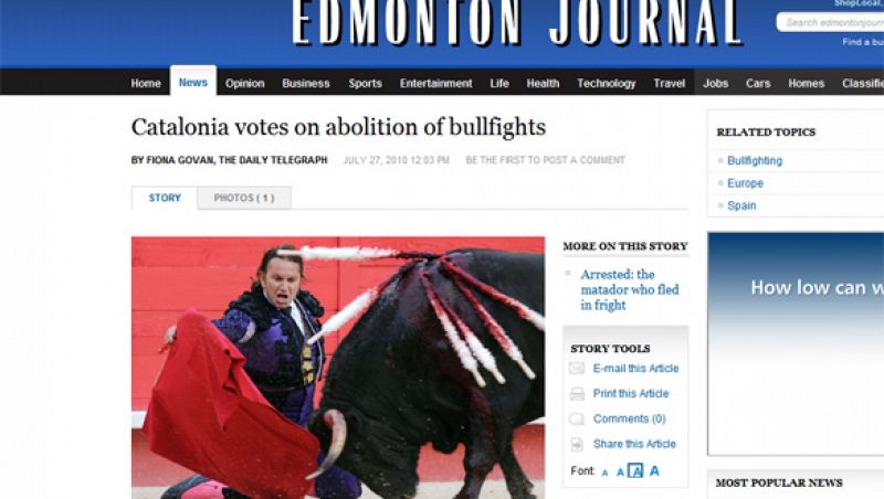 Edmonton Journal también se hace eco de la votación.