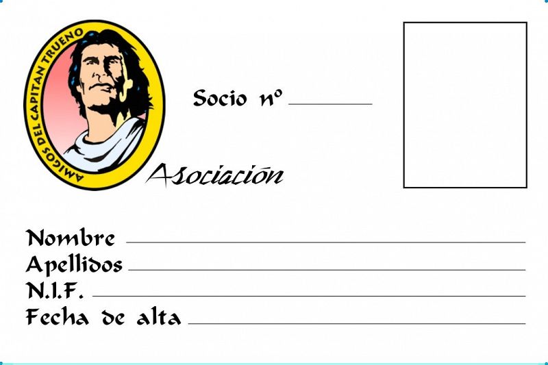 Carnet de la Asociación de Amigos del Capitán Trueno