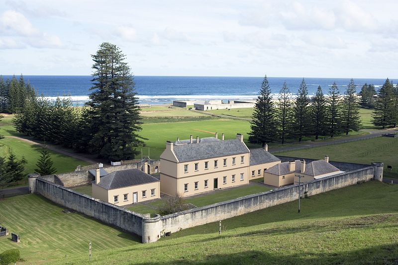 Sitios de Presidios en Australia: Barrios oficiales de primera clase