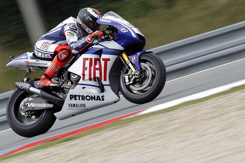 Jorge Lorenzo aún no ha conseguido ganar ninguna vez en el trazado checo.