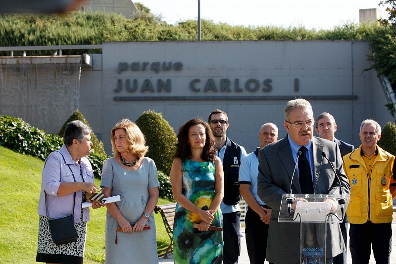 Vicente Guerrero, representante de la Asociación de Afectados del accidente ha asistido al acto de homenaje a las víctimas.