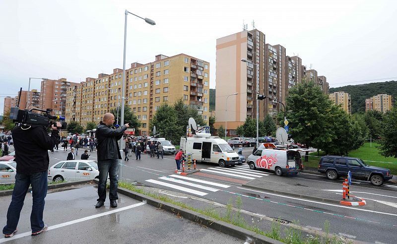 A general view of a street in Devinska Nova Ves district of Bratislava