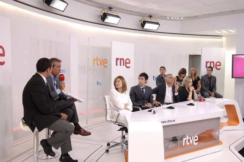 Chema Abad habla durante la presentación de la nueva temporada de RNE.