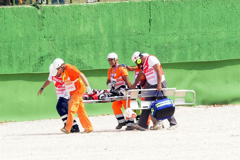 Tomizawa ha fallecido de camino al hospital de Riccione.