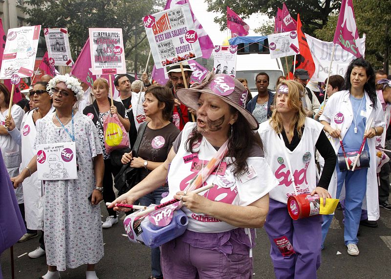 Huelga general en Francia